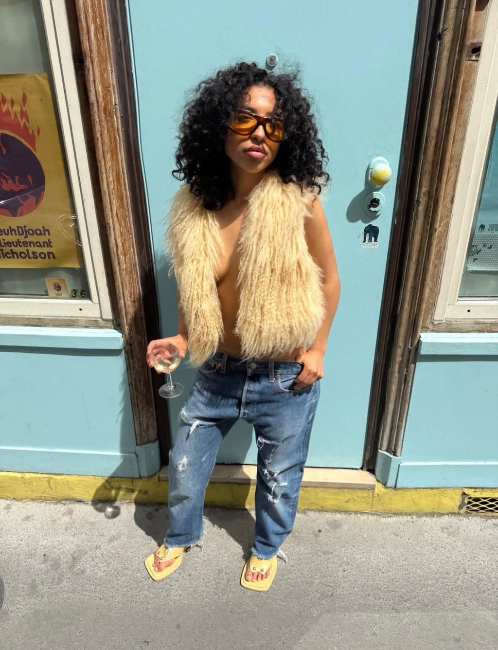 FUR VEST